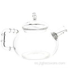 Teteras individuales lindas del té de cristal de la jarra de té 600ml cafeteras